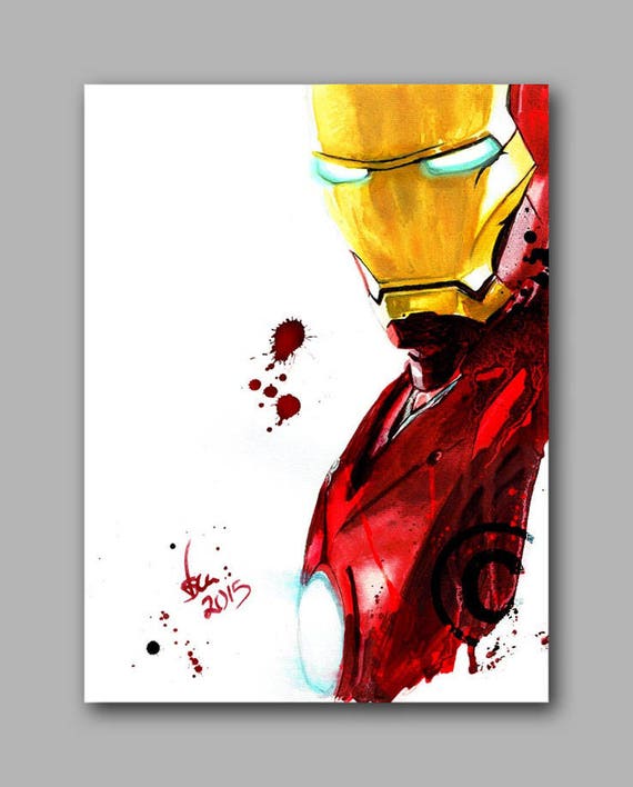 Iron Man M003 2.3 Wall Art Canvas Picture Print Iron Man M003 2.3 Wall Art Canvas Picture Print