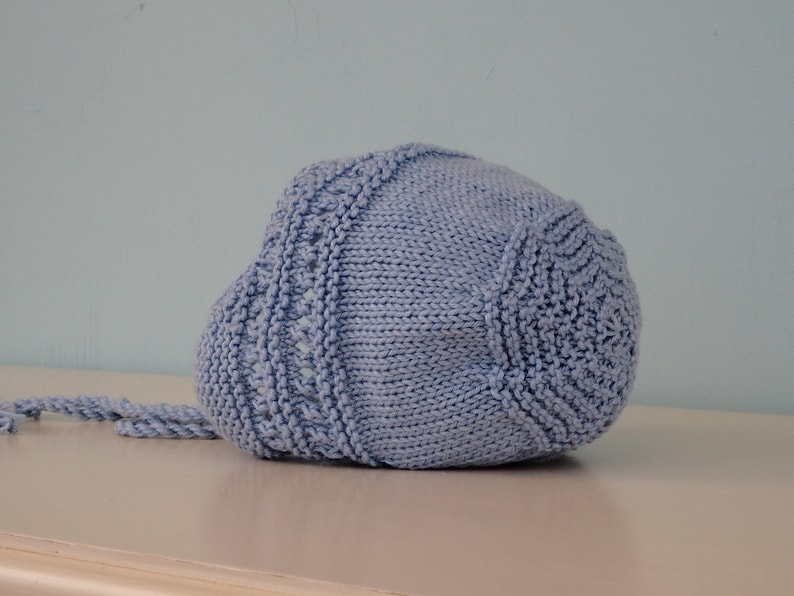 Baby Boy Hat-Pixie Knit Hat Ear Flap Hat-Vintage Baby Style-New Baby Gift.