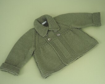 Baby Boy Knitted Cardigan-Vintage Baby Style.