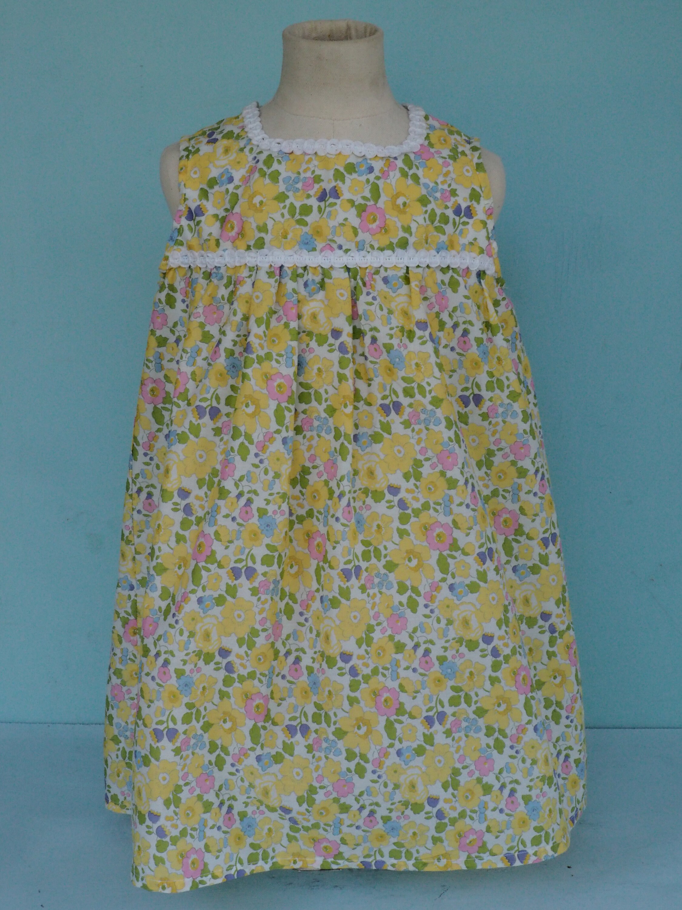 liberty print summer dress