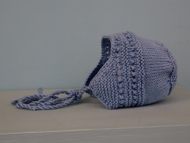Baby Boy Hat-Pixie Knit Hat Ear Flap Hat-Vintage Baby Style-New Baby Gift.