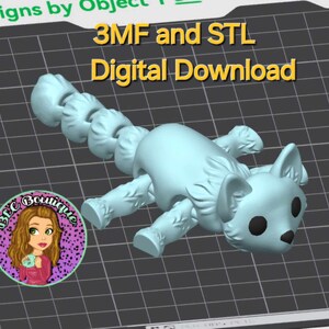 Flexi Fox .3mf / .STL File for 3D Printing