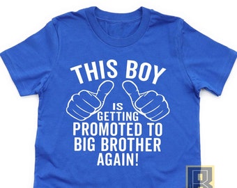Big Brother Again shirt, Pregnancy Announcement Shirt, Big Brother Shirt, Baby shower gift, Promoted to big brother, Sibling shirt