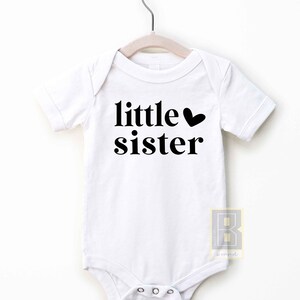Little Sister Bodysuit, Baby Announcement T-Shirt