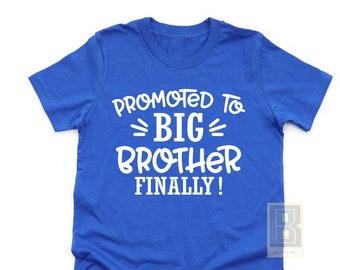 Promoted to Big Brother Toddler Shirt, New Brother Gift