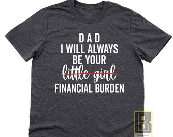 Gift from Daughter to dad, Gift for Dad from Daughter, I will Always Be Your Financial Burden Fathers Day Gift, Christmas Gift, Dad Birthday