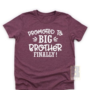 Big brother Toddler Shirt, New Brother Gift, Promoted to big brother gift, Big Brother Shirt, Toddler T Shirt, New Big Brother