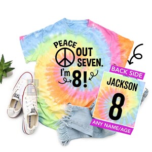8th Birthday Shirt, Eighth Birthday Girl Boy TShirts, Custom Eight Year Old Birthday Girl Shirt, 8 Year old Birthday Gift