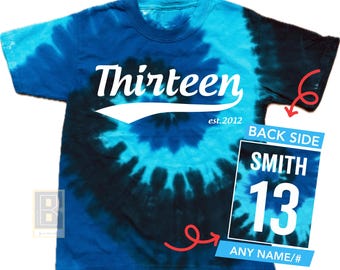 Birthday Shirt for Boys, 13th Birthday TShirt, Thirteen Year Old Birthday Girl Shirt, 13 Year old Birthday Gift, Teenager Birthday Gift