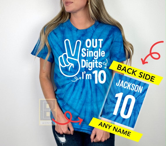 10th Birthday Shirt, Tenth Birthday Shirt, 10th Personalized Gifts