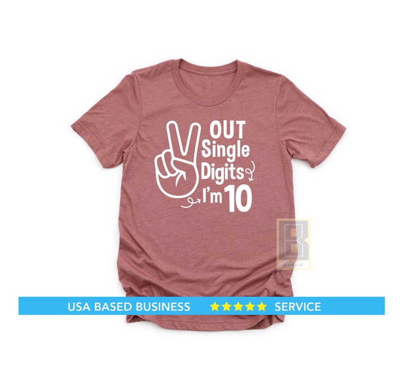 10th birthday Shirt, 10 Years of Awesome, 10th Personalized Gifts, Kids Birthday Tie-Dyed T-Shirt, 10 Year Old Birthday Shirt Boy Mauve