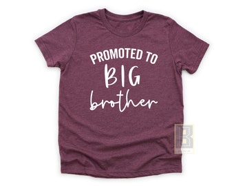 Promoted to Big brother Toddler Shirt, New Brother Gift, Promoted to big brother gift, Big Brother Shirt, Toddler T Shirt, New Big Brother