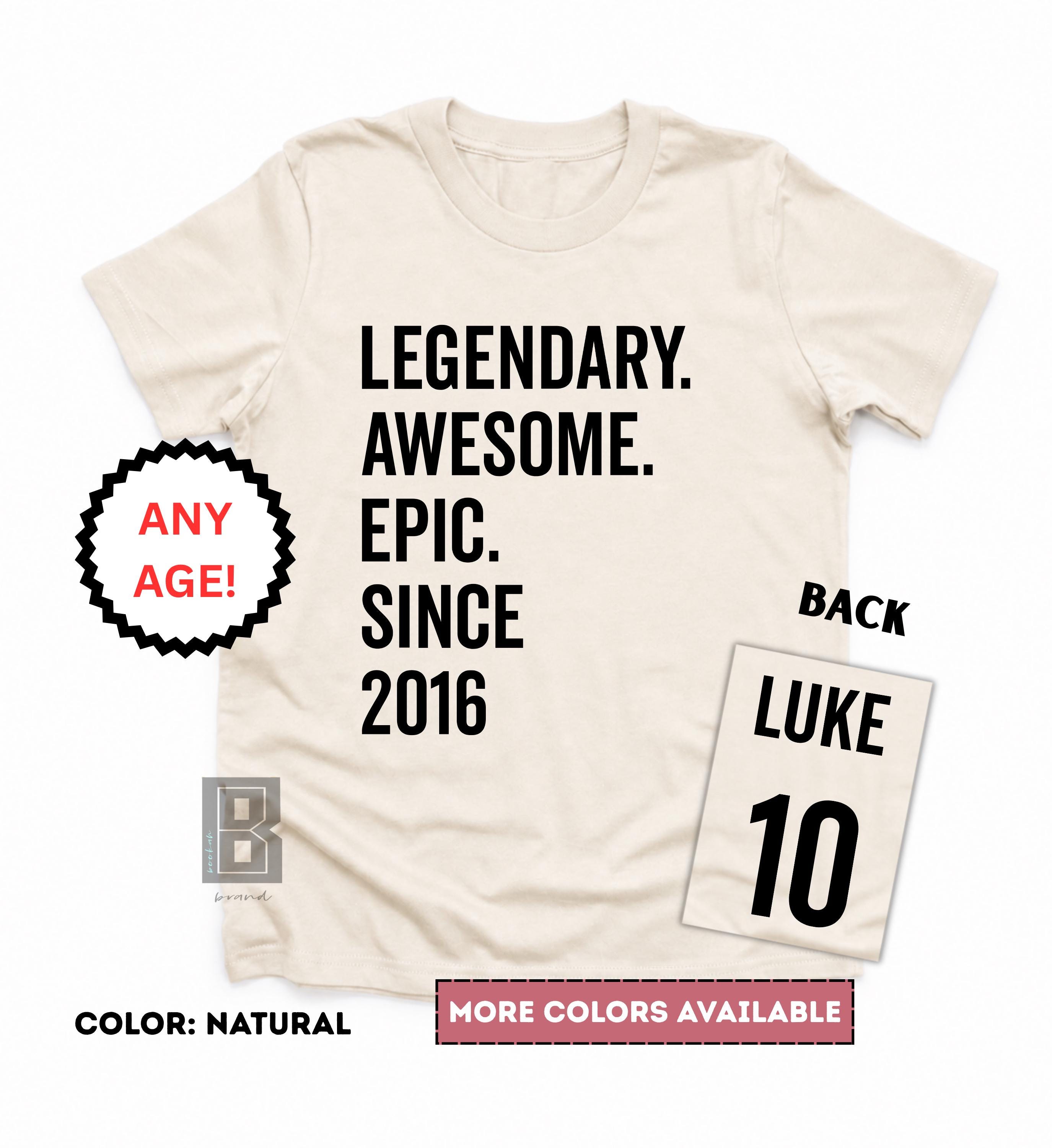 10th birthday Shirt, Tenth Birthday Shirt, 10th Personalized Gifts, Kids Birthday T-Shirt, 10 Year Old Birthday Shirt Boy