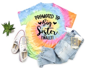 Promoted Big Sister Shirt, Baby Announcement, Pregnancy Toddler Shirt, Sister Shirts, Little Sister, Brother Shirt