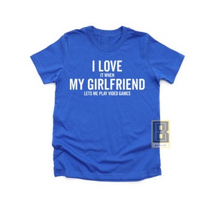 Cute Boyfriend Gift, From Girlfriend, I Love it when my girlfriend lets me play video games, Gift for boyfriend, birthday gift