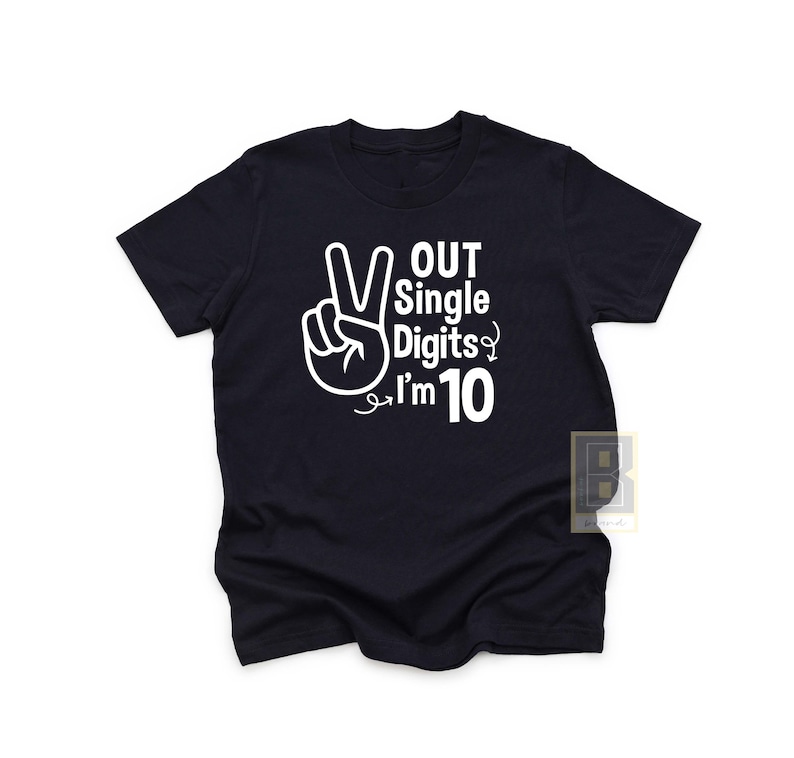 10th birthday Shirt, 10 Years of Awesome, 10th Personalized Gifts, Kids Birthday Tie-Dyed T-Shirt, 10 Year Old Birthday Shirt Boy Black