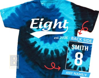8th Birthday TShirt, Eighth Year Old Birthday Boy Shirt, 8th Year old Birthday Gift, Teenager Birthday Gift