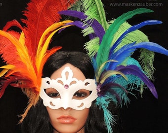 Venetian Mask - Rainbow - Pride
