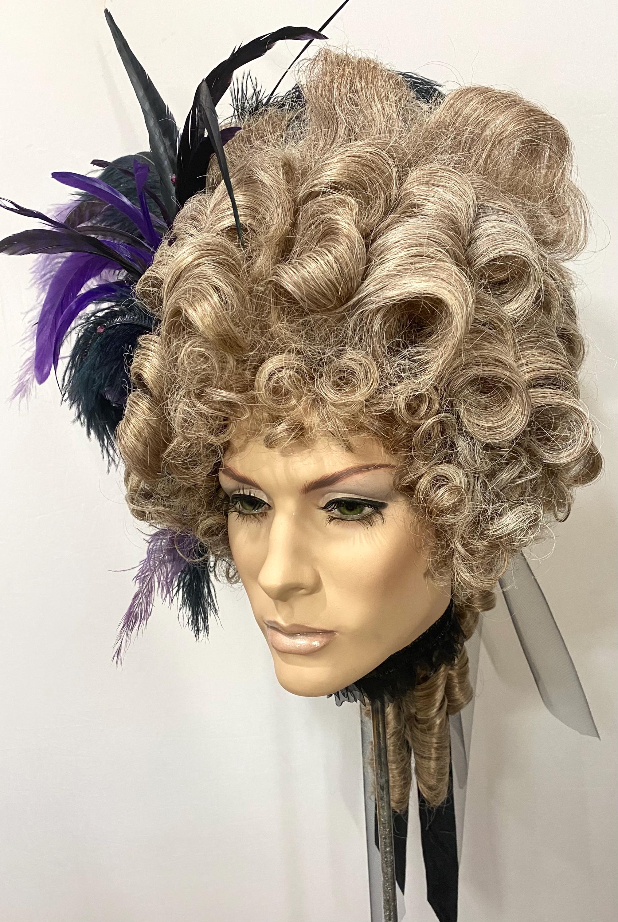 WIG ME UP Karnevalsperücke – Barock Blond Mit Locken & Zöpfen, Marie-Antoinette-Style, Für Cosplay, Gothic & Lolita