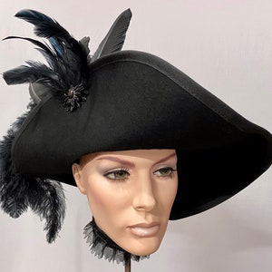Gothic Hat - Unique Piece - Goth Fashion - Dark Romantic
