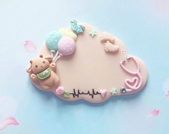 insignia de trabajador de cuidado infantil, enfermera, asistente de cuidado infantil