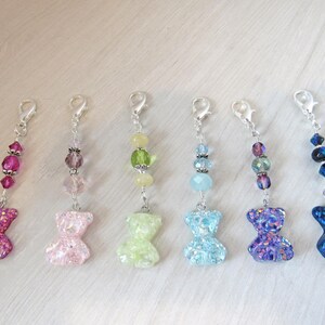 Purse Charms-Zipper Pull-Zipper Bling-Clip on Charm-Backpack Pull-Purse Charm-Journal Charm-Gift For Her