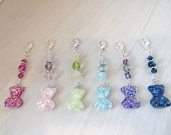 Purse Charms-Zipper Pull-Zipper Bling-Clip on Charm-Backpack Pull-Purse Charm-Journal Charm-Gift For Her