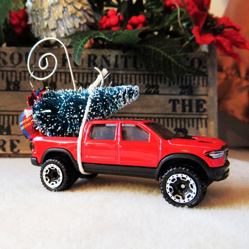 Christmas Tree Ornament-Die Cast Car-2020 Dodge Ram 1500 REBEL | Etsy