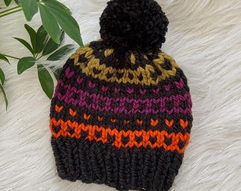Hocus Pocus // Halloween Hat // Witch Hat //Adult Winter Hat