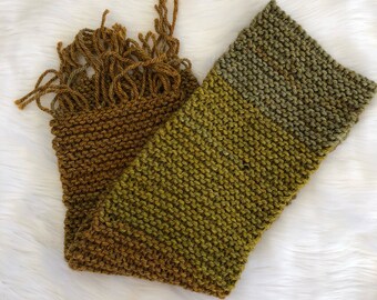 Fall Long and chuncky Knit Scarf / Oversided Knit Scarf / Handmade Scarf /