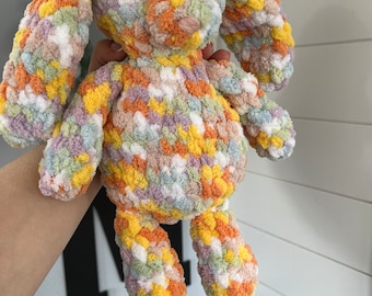 Bunny Chubby Stuffie// crochet bunny // crochet plushie// animal // Bunny Bear
