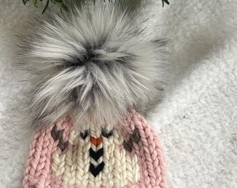 Christmas  Hat // Baby Winter Hat//  Chunky Knit // Unisex Hat // Holiday Hat