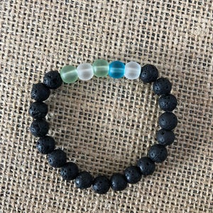 Essential Oil Bracelet // Laba Bead Bracelet // Diffuser Bracelet // Gemstone Bead Bracelet