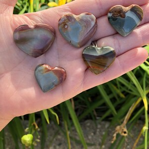 Desert Jasper Heart// Natural energy Heart Shape Stone // Ancient Rock Speciment // Crystal Healing // Healing Stone