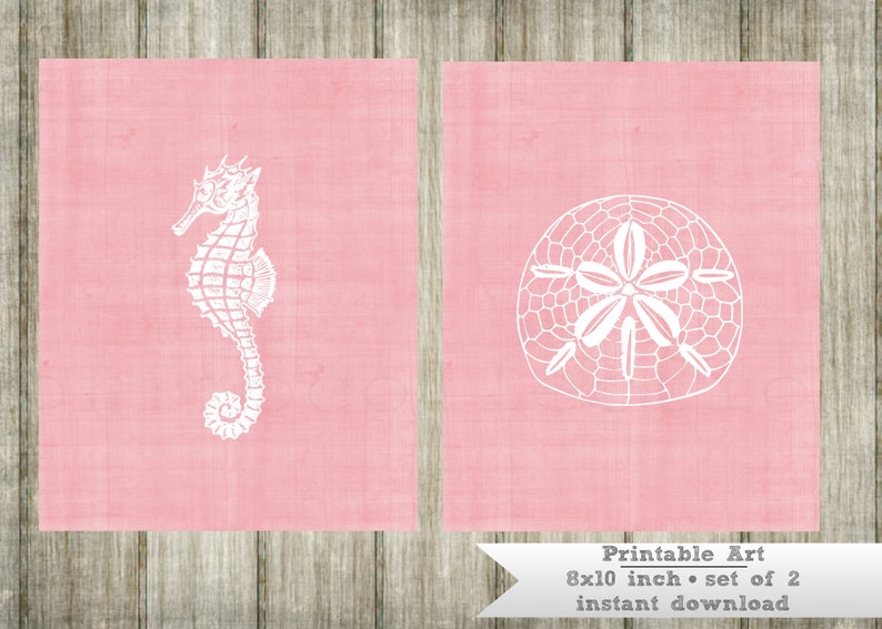 Beach Nursery Art Print Your Own Instant Download Printable Etsy