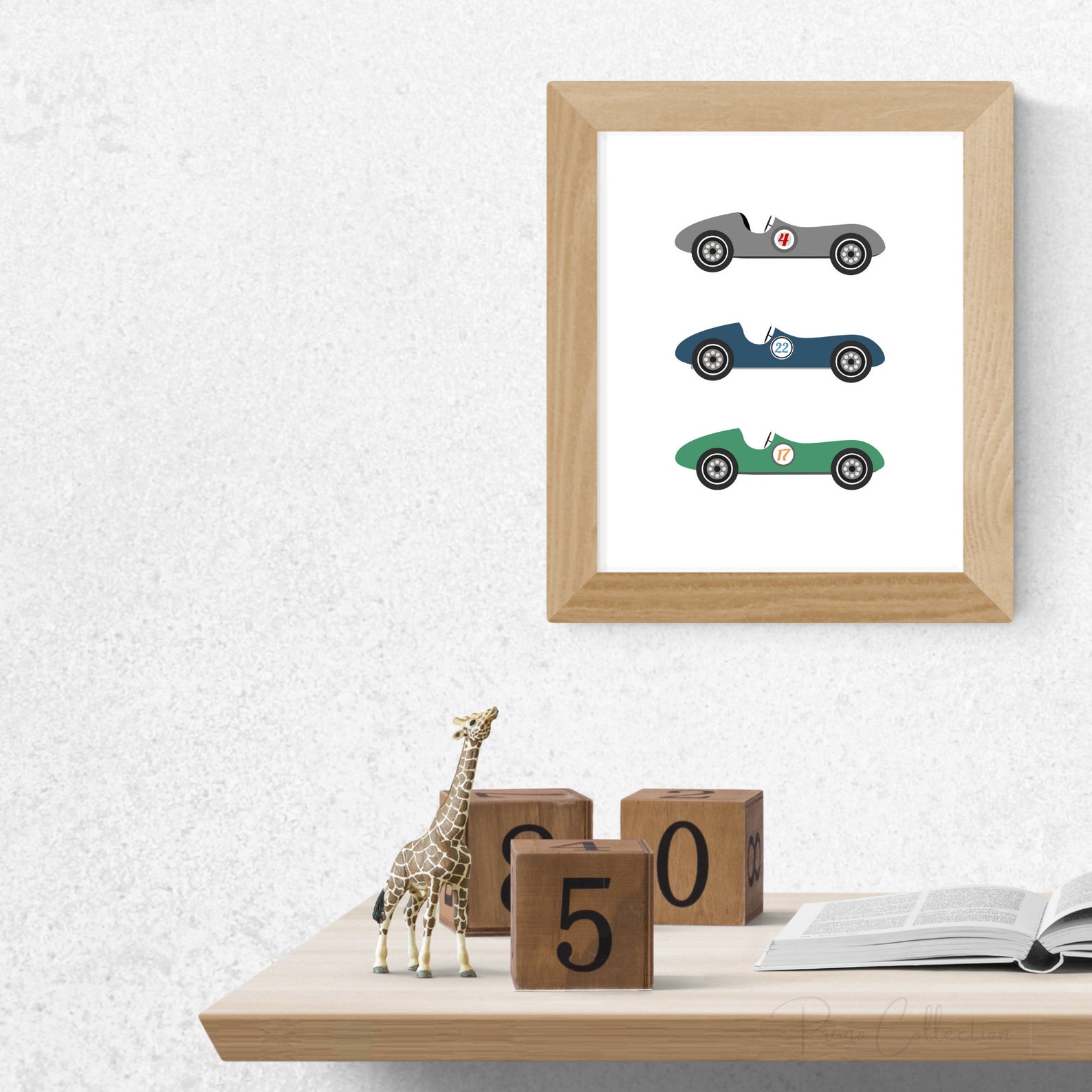 Vintage Car Nursery Decor Printable Nursery Art Car Wall Etsy