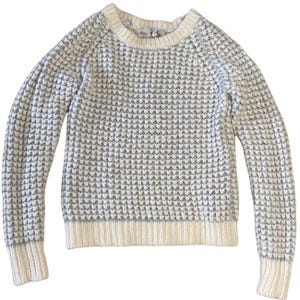 Joie - Pull en laine mélangée à col rond et paillettes argentées métallisées Femme XS image 3