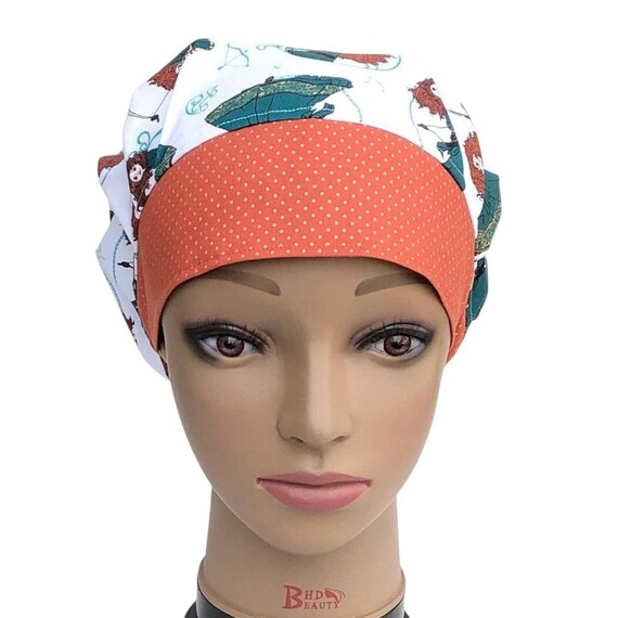 Brave Princess Merida Scrub Cap Surgical Bouffant Hat  display picture 1