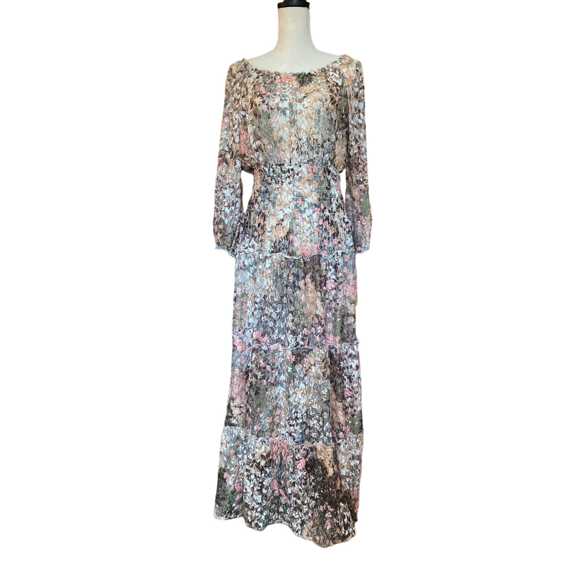 chinese dress ladies Maiah Yellow Bloom Prom Dress - US 2