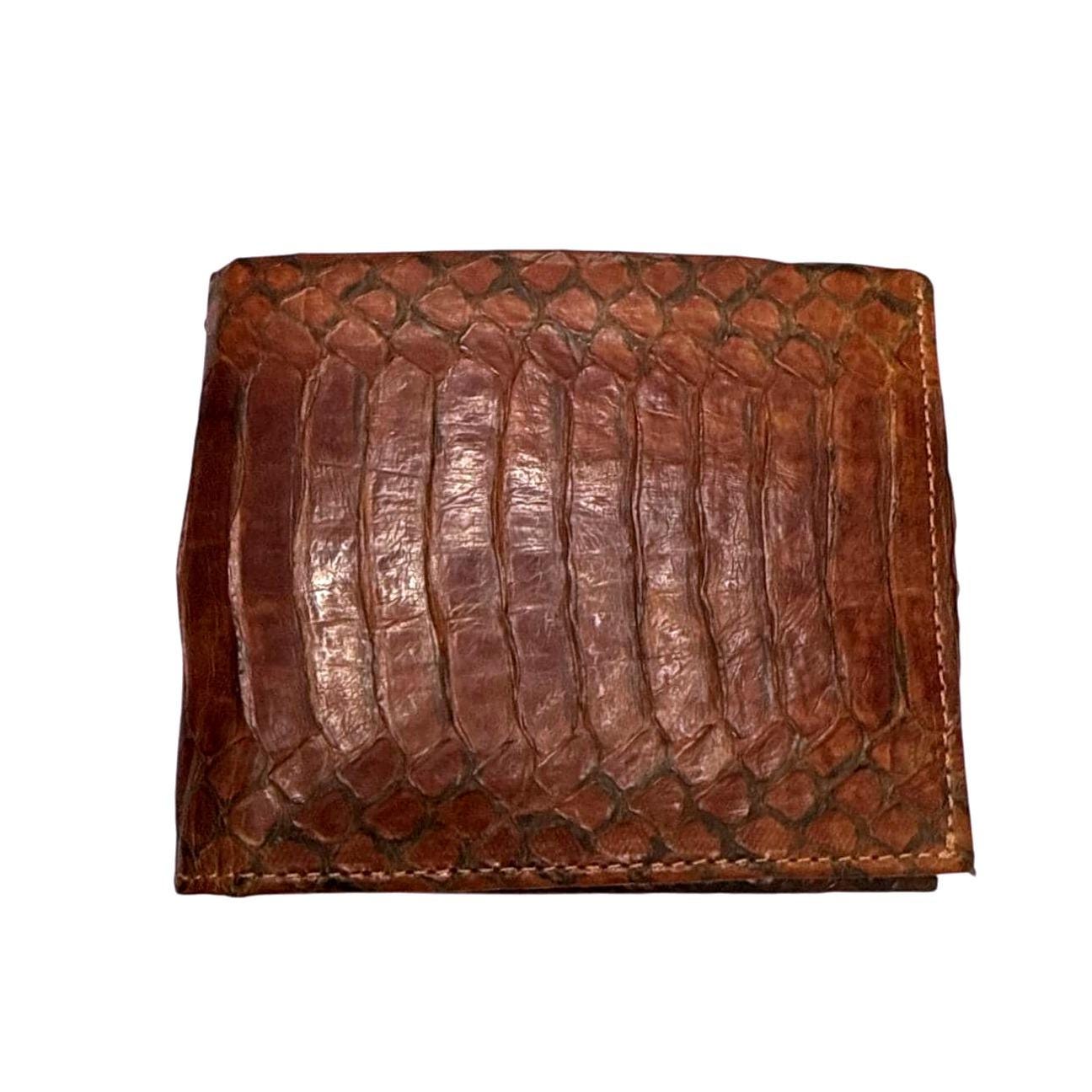 Double Fold Marine Snake Skin Wallet With Compartments OS - Etsy
