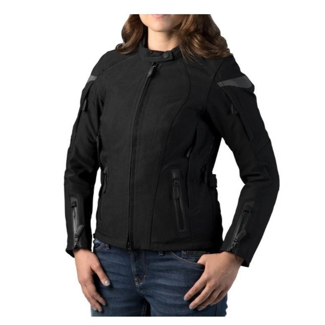 Harley Davidson Women s FXRG Motorcycle Riding Jacket Size 4 6 Etsy Canada