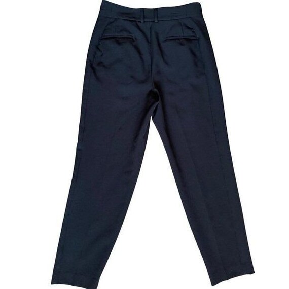 Express pleated Black tapered ankle High Rise dress pants women 4R