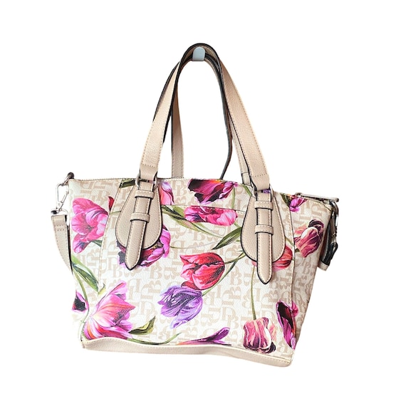 Dana Buchman Floral Multicolor Shoulder Crossbody Handbag OS Etsy