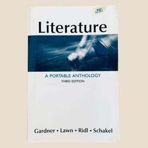 Literatura: Una antología portátil, tercera edición, Gardner Lawn, Ridl Schakel (Libro de texto)