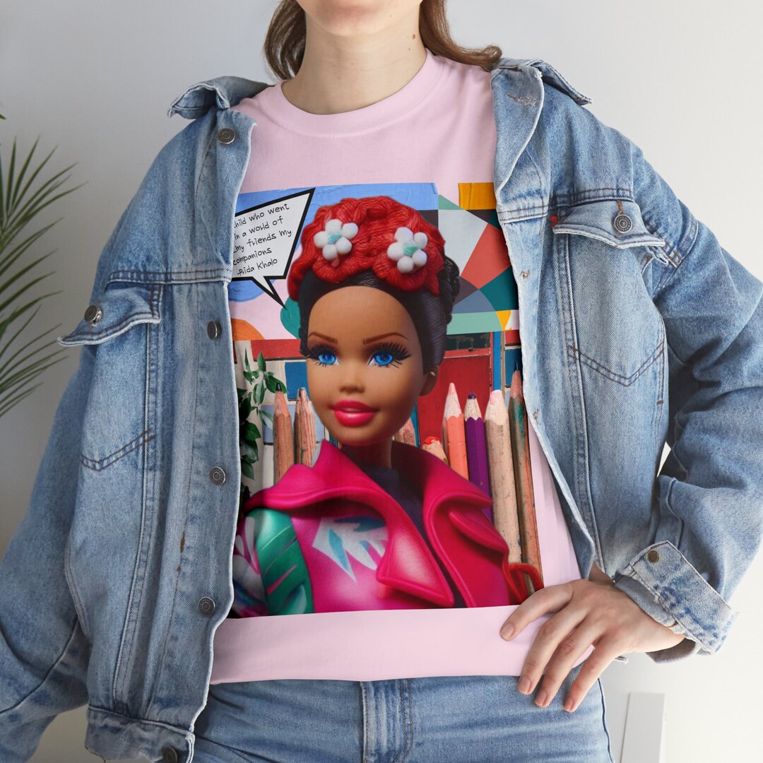 Frida Kahlo Inspired Doll Quote Colors Collage Wearable Art Etsy