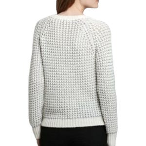 Joie - Pull en laine mélangée à col rond et paillettes argentées métallisées Femme XS image 2