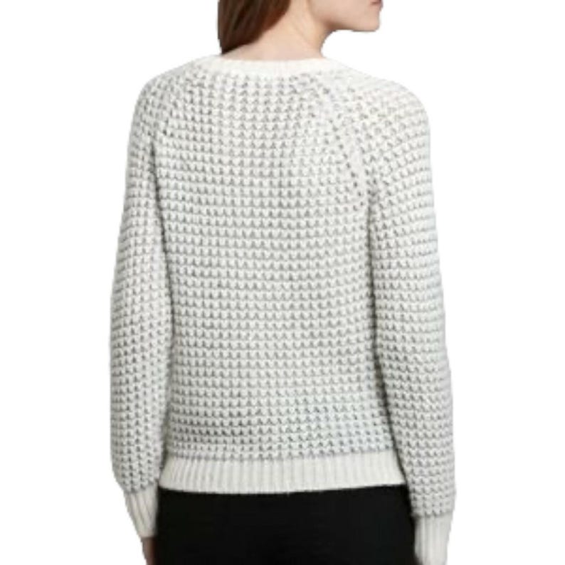 Joie - Pull en laine mélangée à col rond et paillettes argentées métallisées Femme XS image 2
