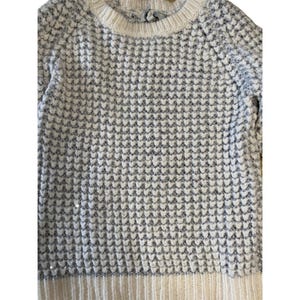 Joie - Pull en laine mélangée à col rond et paillettes argentées métallisées Femme XS image 4