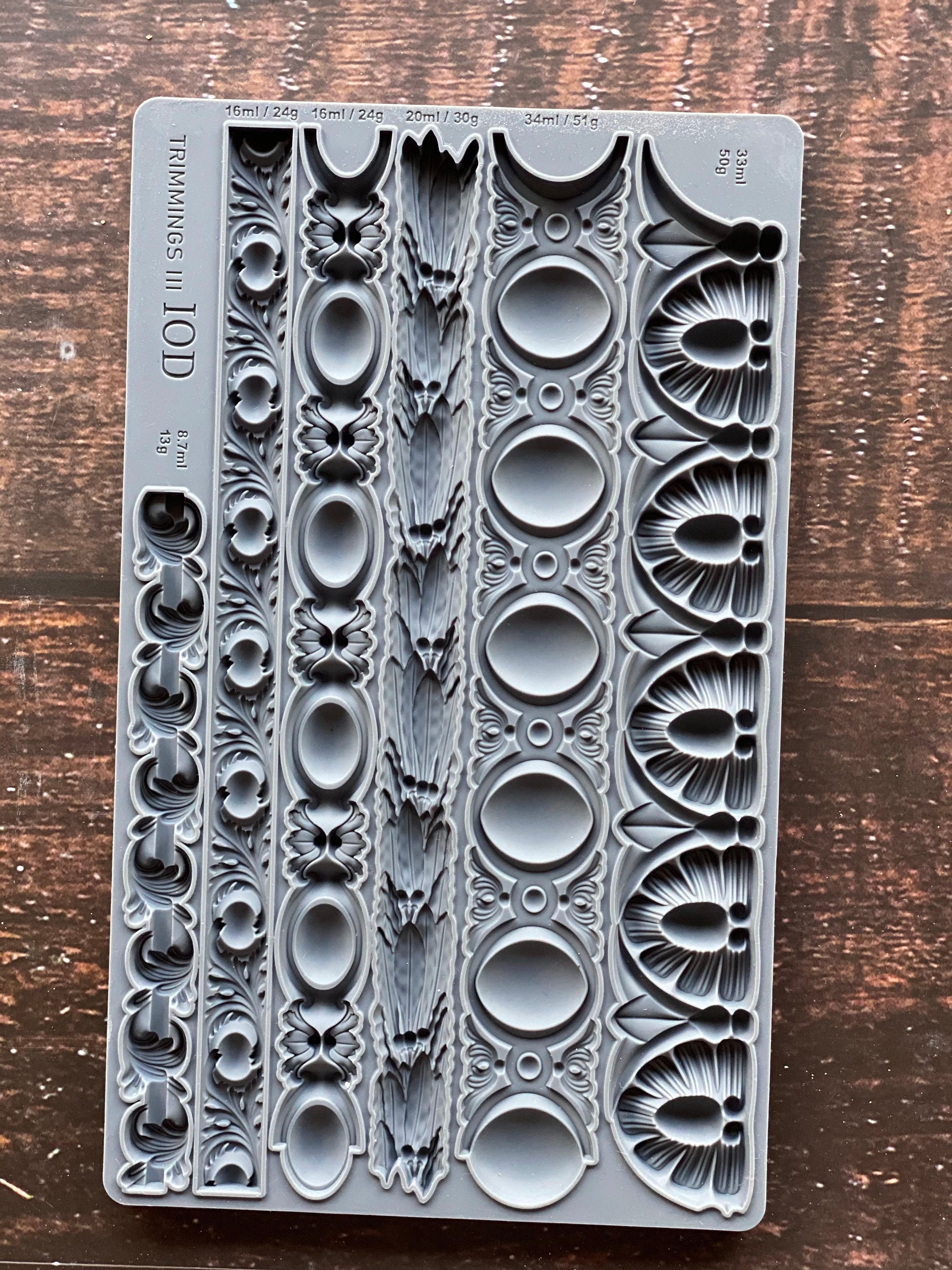 IOD Decor Mould Trimmings 3 by Iron Orchid Designs