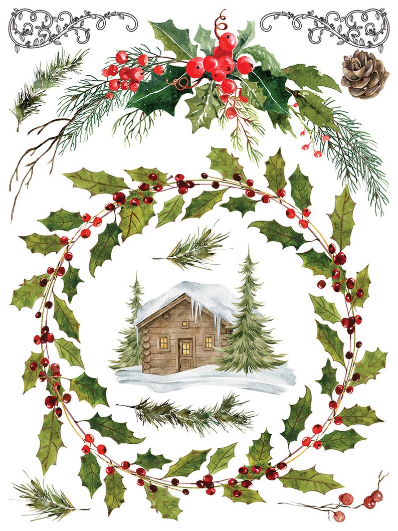 FALL 2022 RELEASE IOD Decor Transfer Christmas Valley 12 Etsy